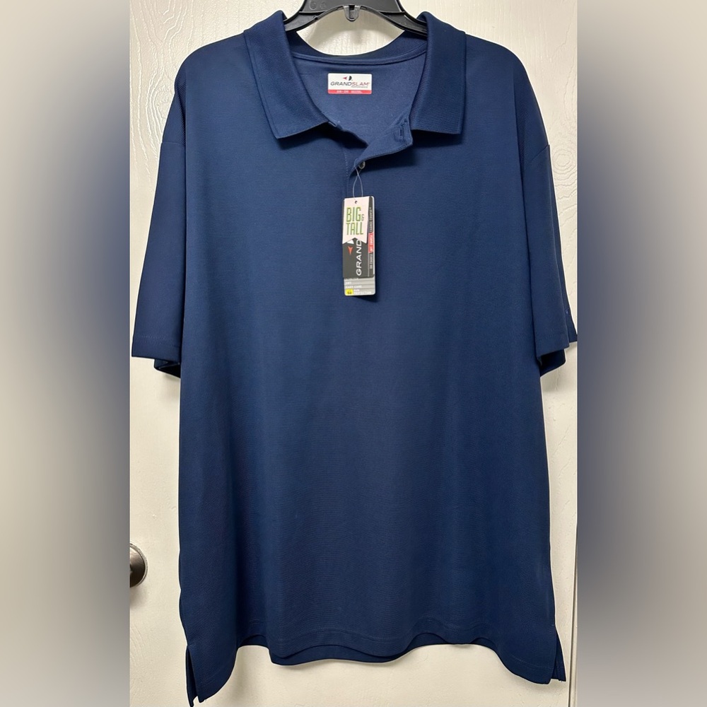 NWT Grand Slam Men’s Big and Tall Athletic Performance shirt.